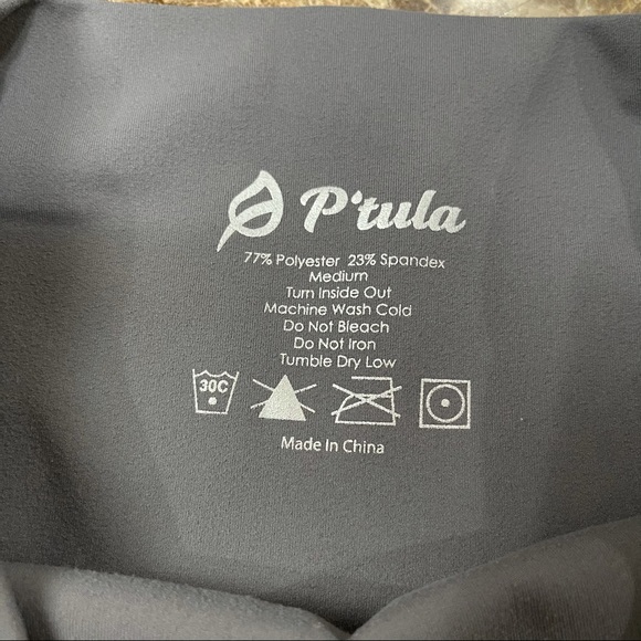 P’tula Alainah grey leggings SZ medium. - Picture 7 of 7
